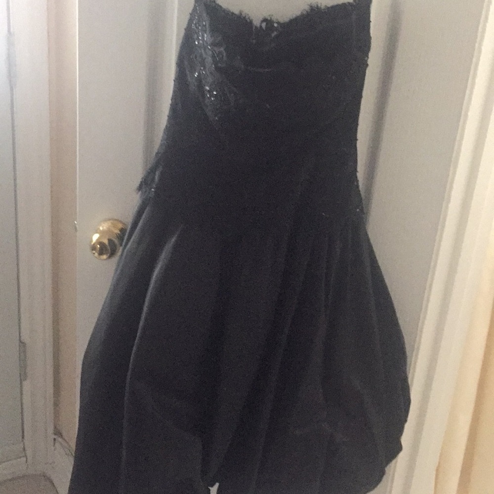 Strapless Tadashi bubble dress